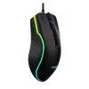 Kabelgebundene beheizte Gaming-Maus ActiveJet AMY-W390 — beidhändig, optisch 2000 DPI, USB Typ-A, 4 Tasten, schwarz