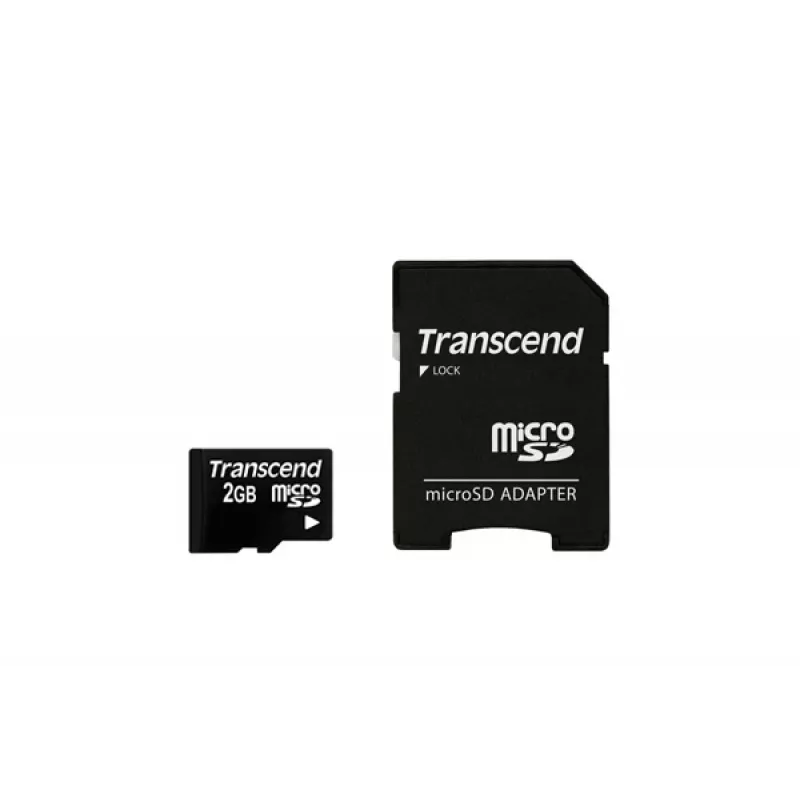 Transcend 2GB MicroSD TS2GUSD Flash-Karte