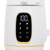 Wasserkocher Adler AD 1305WG — 1,7 l, 2200 W, Glas/Kunststoff, Weiß/Gold/Transparent