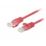 Netzwerkkabel LANBERG PCF6-20CC-0025-R Cat6 U/UTP RJ-45 auf RJ-45 0,25 m Rot, CCA, 250 MHz