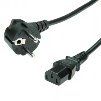 Netzkabel VALUE 1,8 m gerade IEC-Stecker