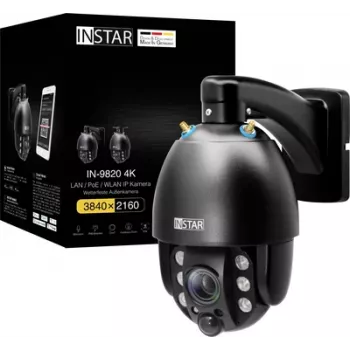 IP-Kamera Instar IN-9820 4K – Schwarz, 180° Sichtfeld