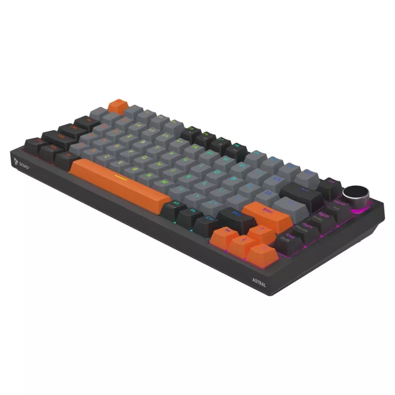 Savio ASTRAL BLACK JADE 3 COLOURS Tastatur Gaming USB QWERTY US International