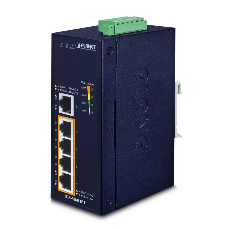 Unmanaged Switch PLANET IGS-504HPT
