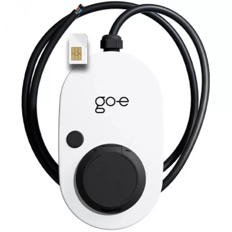 Charger Gemini 2.0, 11 kW (16A 3-phasig), Wallbox Weiß/Schwarz, ohne Kabel, 4G/LTE