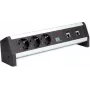 Bachmann DESK 3xCEE7/3 2x CM-CAT6A Modul – Tisch-Strom- und Netzwerkmodul