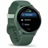 Smartwatch GARMIN vívoactive 6 – Sportuhr, 42 mm Aluminium/Polymer-Gehäuse, AMOLED 1,2 Zoll, GPS, 5 ATM, optischer HR, SpO2, 8 GB, grün