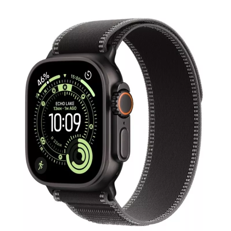 Smartwatch Apple Watch Ultra 3 GPS + Cellular 49mm Gehäuse aus schwarzem Titan