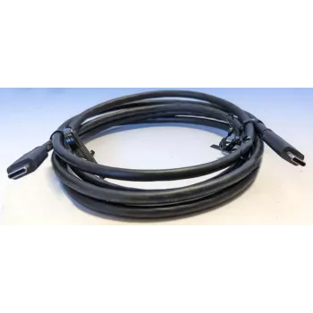 USB-C-auf-USB-C-Kabel Elotouch E969524 0,6 m Schwarz – USB-Datenkabel