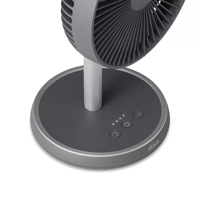 Duux Rize Flex Standventilator Grau Durchmesser 21 cm