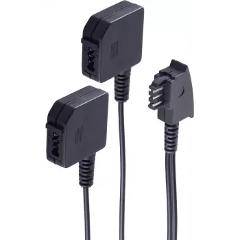 Telefonkabel ShiverPeaks BS71000 0,2 m Schwarz