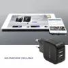 Qoltec 50188 Ladegerät für mobile Geräte Laptop, Smartphone, Smartwatch, Tablet, Telefon, Universal Schwarz AC, DC Innenbereich