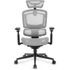 Bürostuhl Sharkoon OfficePal C50M — gepolsterte Sitzfläche, Netzrückenlehne, schwarz, Rückenlehne 49 × 63 cm, Sitzbreite 50 cm