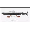 Maßstabsgetreues U-Boot-Modell Cobi U-47 T.VIIB 1:300 Bausatz, Marke Cobi, Modell 4858