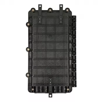 Outdoor-Glasfaser-Spleißverschluss Extralink Jerry 2 Kassetten 24-Faser, ABS/PVC-Gehäuse, schwarz