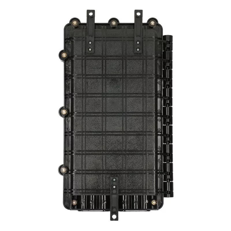 Outdoor-Glasfaser-Spleißverschluss Extralink Jerry 2 Kassetten 24-Faser, ABS/PVC-Gehäuse, schwarz