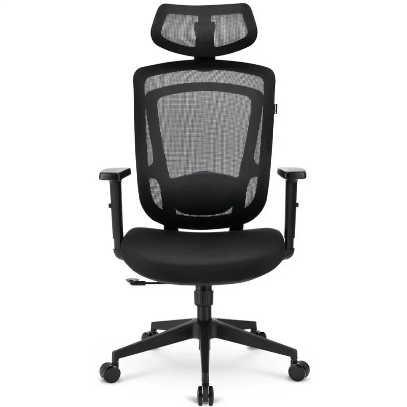 Bürostuhl Sharkoon OfficePal C10 – schwarz, ergonomisches Design, höhenverstellbar