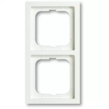 Wandschalter-Abdeckplatte Busch-Jaeger 1722-884K weiß Thermoplast 80×151 mm schraubenlos