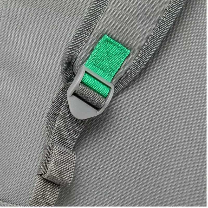 City-Rucksack Rivacase Gremio Grau Polyester rPET 280x135x430mm