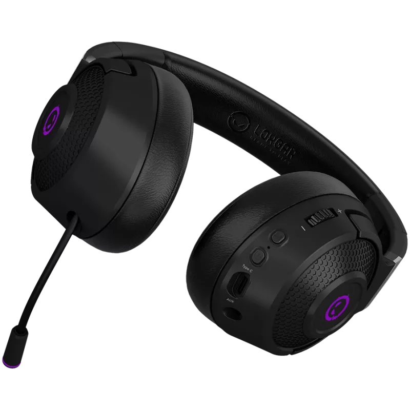 Lorgar Noah 702 - Gaming-Headset 3in1 - BT 5.3 + WiFi + 3,5-mm-Klinke - faltbares Design - 1000 mA