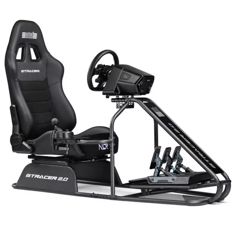 Racing-Simulator-Cockpit Next Level Racing GTRacer 2.0 Schwarz verstellbarer Sitzrahmen