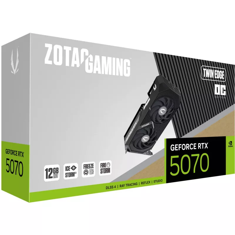 ZOTAC GAMING GeForce RTX 5070 Twin Edge OC 12GB GDDR7 Grafikkarte