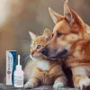 Ohrlösung JM Sante Vet Protector Uszy Plus 50 ml — Ohrenpflege für ausgewachsene Hunde und Katzen, Kunststoffflasche
