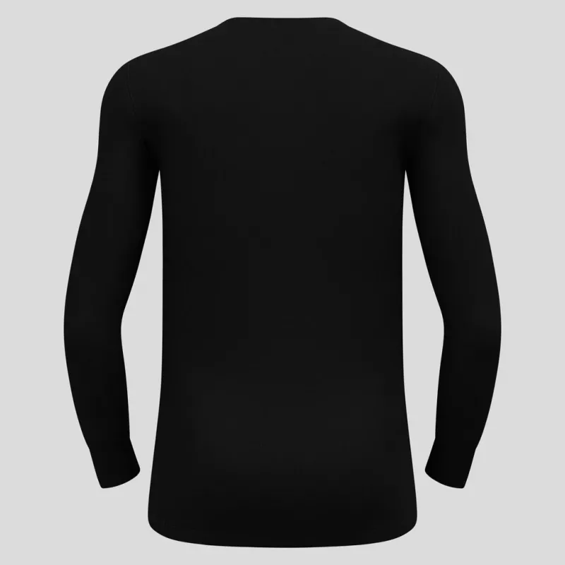 Odlo BL TOP Rundhalsausschnitt langarm ACTIVE WARM ECO Herren-T-Shirt, Größe M, schwarz