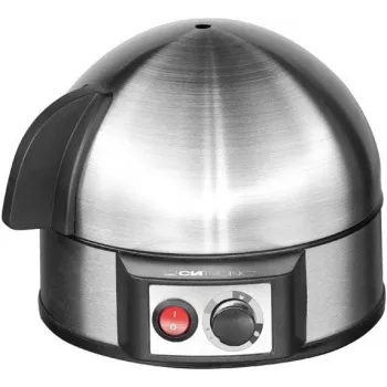 Clatronic EK 3321 Eierkocher 7 Eier 400 W Schwarz, Edelstahl