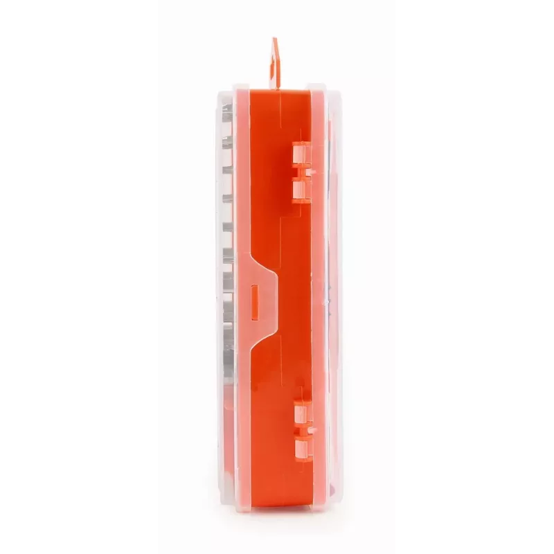 Manuelles Schraubendreher-Set GEMBIRD TK-SD-07 — 90-teilige Kombinationsschraubendreher und Bits, magnetische Spitzen, roter Tragekoffer