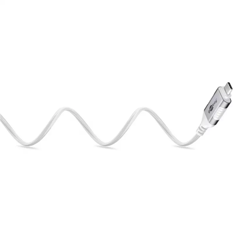 Goobay Ethernet-Kabel USB-C 3.1 zu RJ45 schlank 2 m - verbindet Router oder Modem (74387)