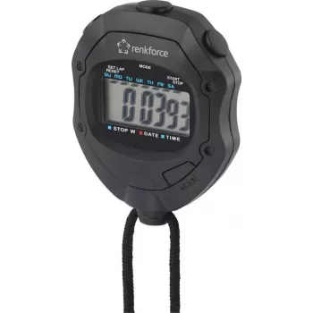 Renkforce RF-SW-110 Stoppuhr digital Schwarz (RF-4612982)