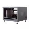 Rack-Regal TECHLY 367652 Kabel-Organizer mit 3M-Klebebefestigung, Stahl, 550×550×410 mm, schwarz