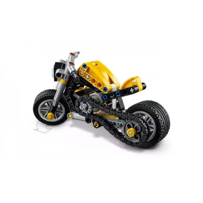 LEGO TECHNIC 42225 Gelbes Motorrad