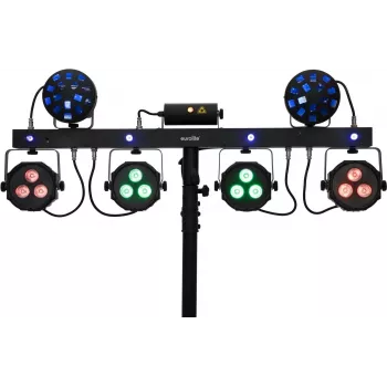 LED PAR-Scheinwerfer EUROLITE KLS Laser Bar Next FX 51741094 – kompakter Bühnen-Wash mit integrierten Lasereffekten