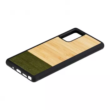 Schutzhülle Man and Wood Galaxy Note 20 — Bambuswald Schwarz