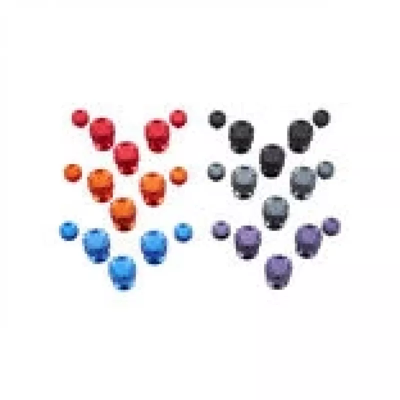 Asetek Aluminium-Tasten-Farbset für Asetek-Controller – 6 Farben Set