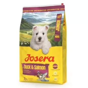 JOSERA Mini Junior Duck & Salmon - Trockenhundefutter - 10kg