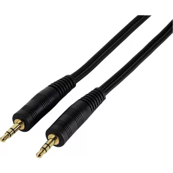 Hama Klinkenkabel Stecker - Stecker, 3,5 mm, Stereo, 1,5 m Audiokabel 3,5 mm Schwarz