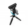 Sennheiser MKE 400 Mobile Kit - Kondensator-, Supernierenmikrofon mit Tiefpassfilter und Manfrotto-Stativ