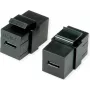 VALUE USB Typ C Keystone-Modul, schwarz (25.99.8210)