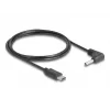 DeLOCK 85393 Stromkabel Schwarz 1,5 m USB-C 3,5 x 1,35 mm