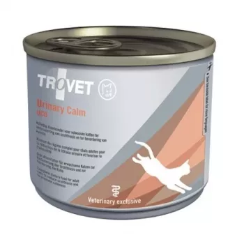 Nassfutter für Katzen TROVET Urinary Calm UCD Huhn 200 g — diätetische Unterstützung der Harnwege, kontrollierte Mineralstoffe