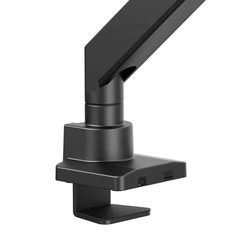 Maclean MC-968 Doppelarm Monitorhalterung mit Gasfeder 17-57 27 kg Schwerlast Stabil Vollbeweglich Halterung Max VESA 200x200