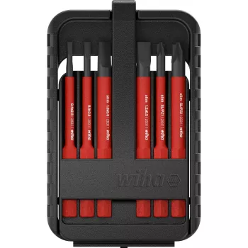 Bit-Set Wiha SlimBit Box 43153 — 31 Bits, sortierte Schraubendreherbits im Aufbewahrungskoffer