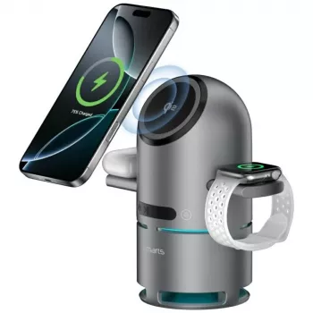 Docking-Ladestation ChargeBot Sound Qi2 grau