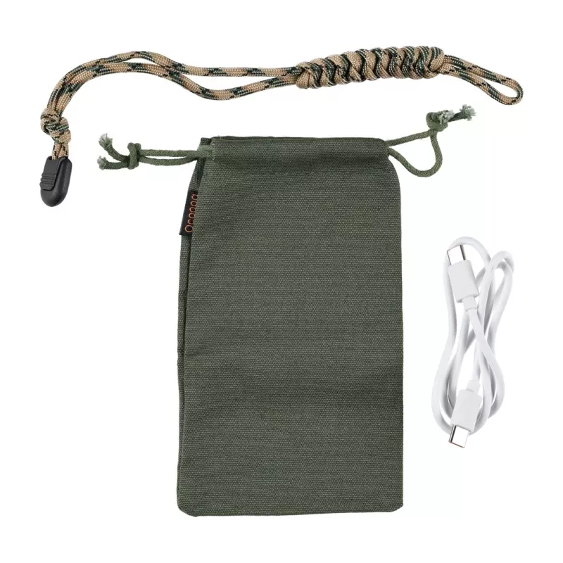 Elektroheizgerät Ocoopa UT3201 Camouflage — Tragbare Keramik-Raumheizung mit 10.000-mAh-Powerbank und bis zu 18 Stunden Betrieb