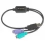Datalogic ADP-203 Wedge auf USB Adapter – 0,5 m – 2x 6-pol Mini-DIN – USB A – Schwarz (90ACC1903)