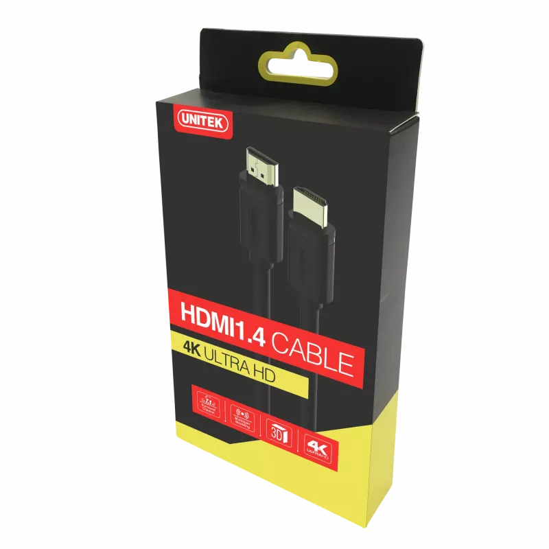 UNITEK Y-C138M HDMI-Kabel 2 m HDMI Typ A (Standard) Schwarz