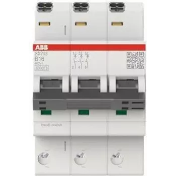 ABB Schutzschalter SX203-B16 Flexline B-Char.6kA 16A 3P (2CDS253003R0165)